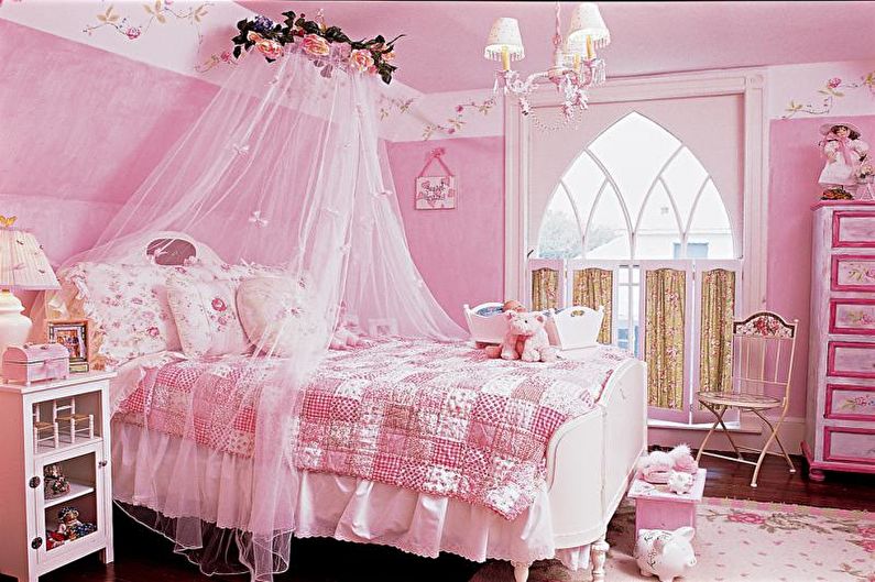 Quarto infantil rosa - design de interiores