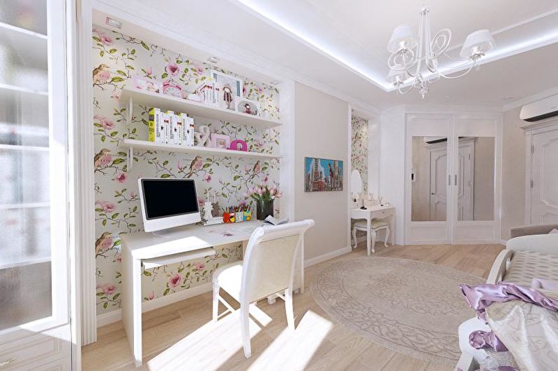 Quarto infantil rosa - design de interiores