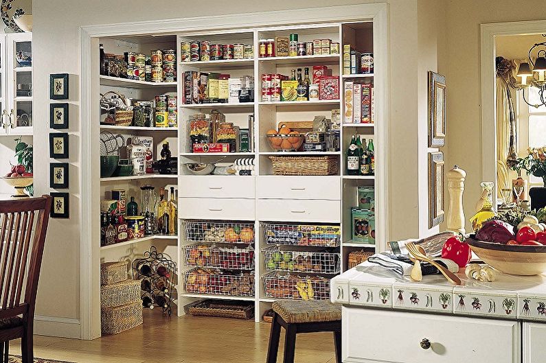 Where to put the pantry - In the kitchen