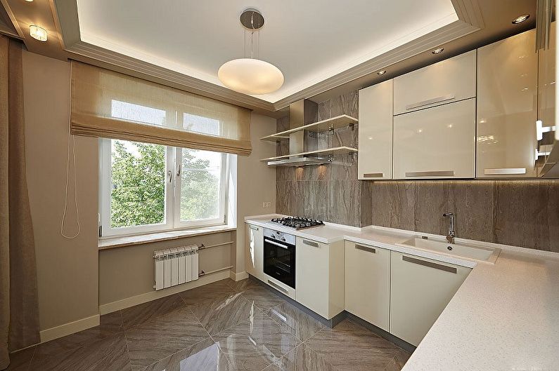 Beige Kitchen Design - Color Combination