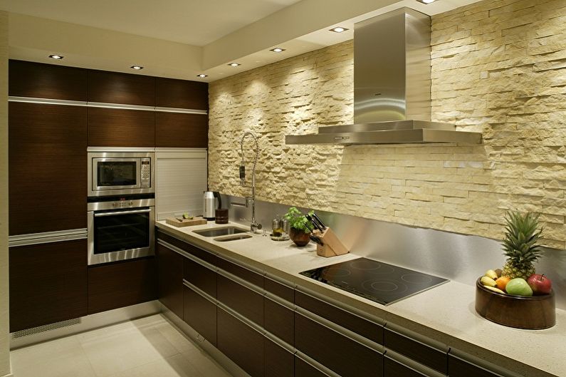 Beige Kitchen Design - Wall Decoration