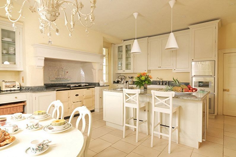 Cuisine beige - photo de design d'intérieur