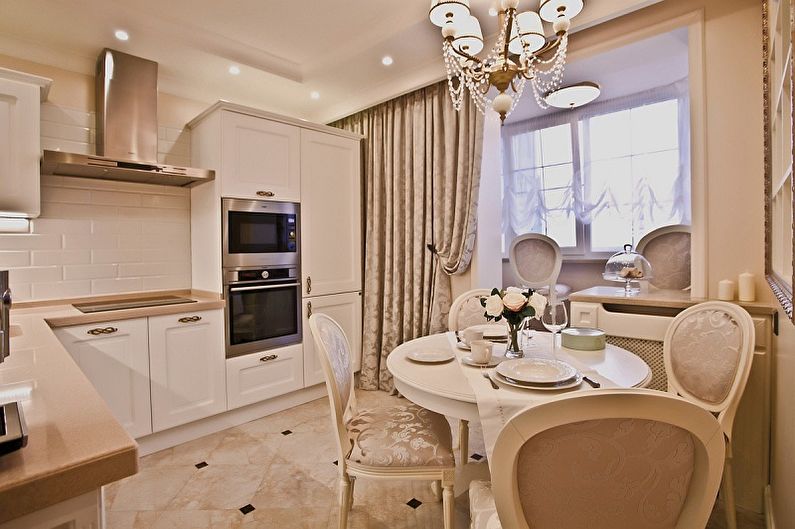 Cuisine beige - photo de design d'intérieur