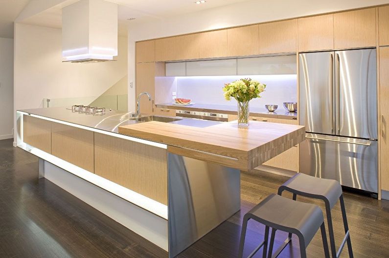 Cuisine beige - photo de design d'intérieur