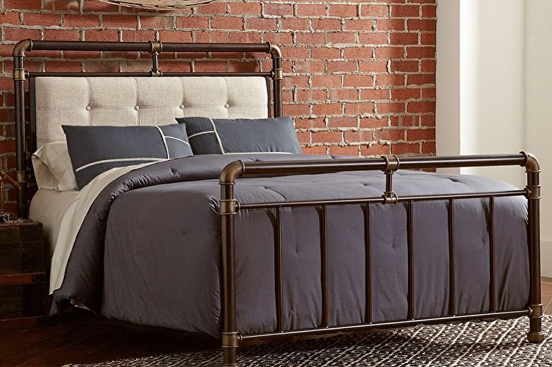 Types of wrought iron beds in different styles - Loft