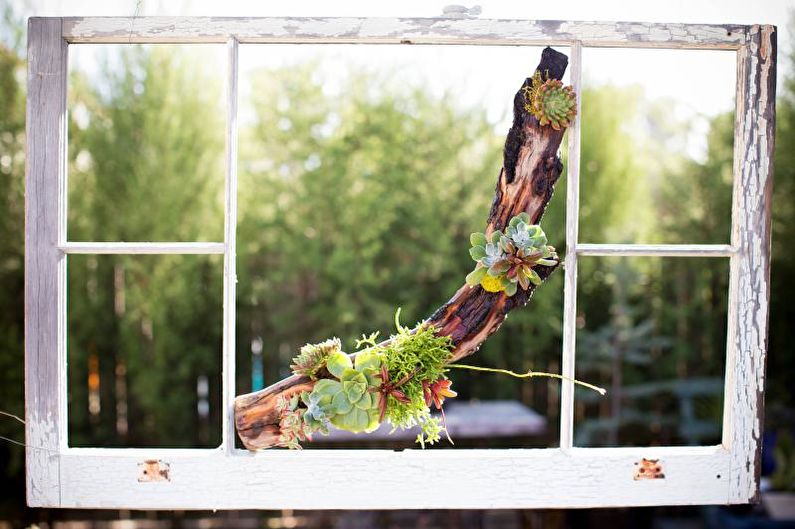 Idées de pots de fleurs dans le jardin