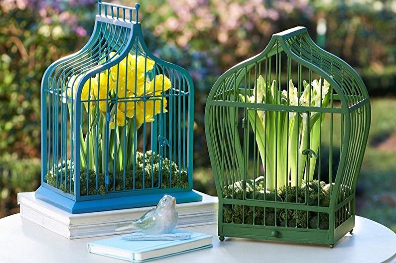 Idées de pots de fleurs dans le jardin