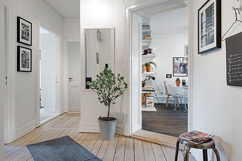 Scandinavian Style Entrance Hall Design - Floor Finish