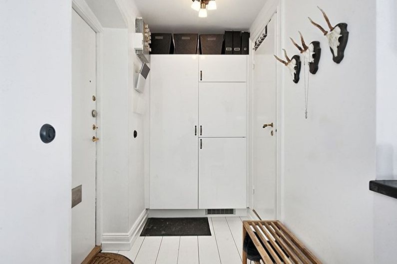 Couloir de style scandinave - photo de design d'intérieur