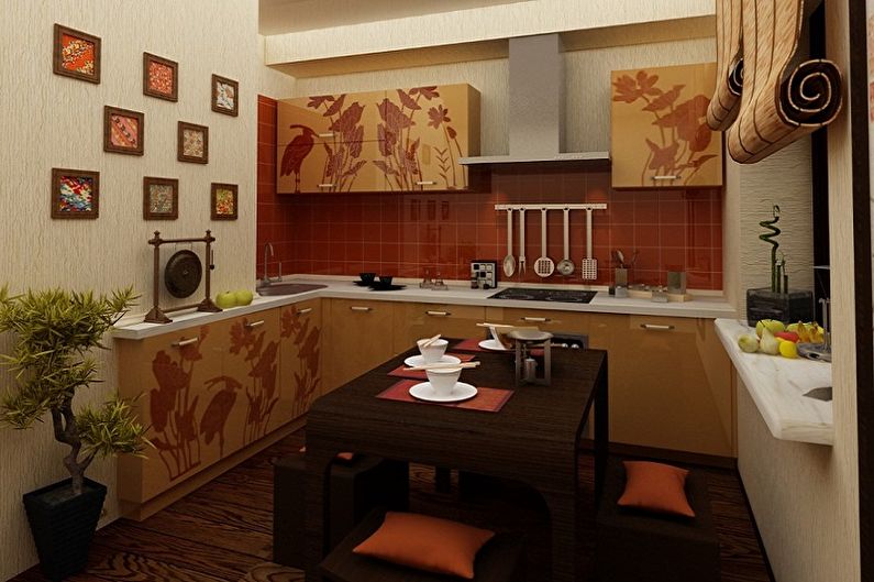 Cuisine de style oriental - photo de design d'intérieur