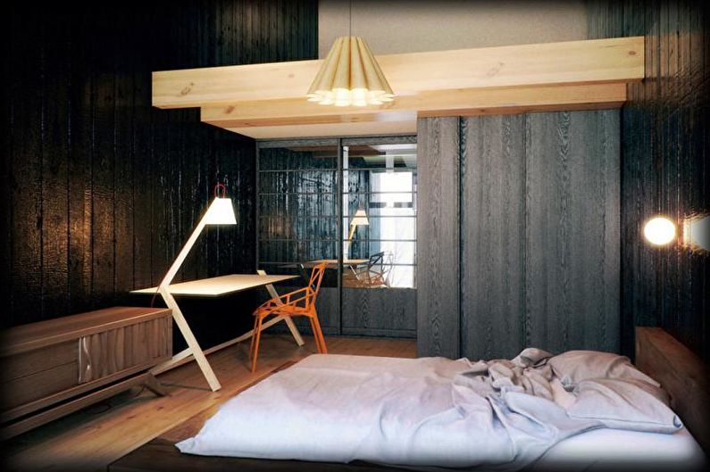 Japanese-style bedroom - interior design photo