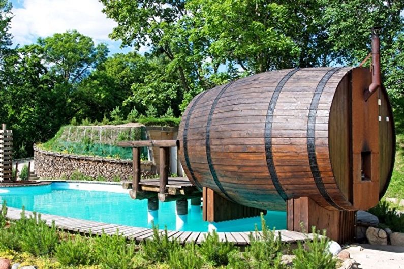 Barrel bath - photo