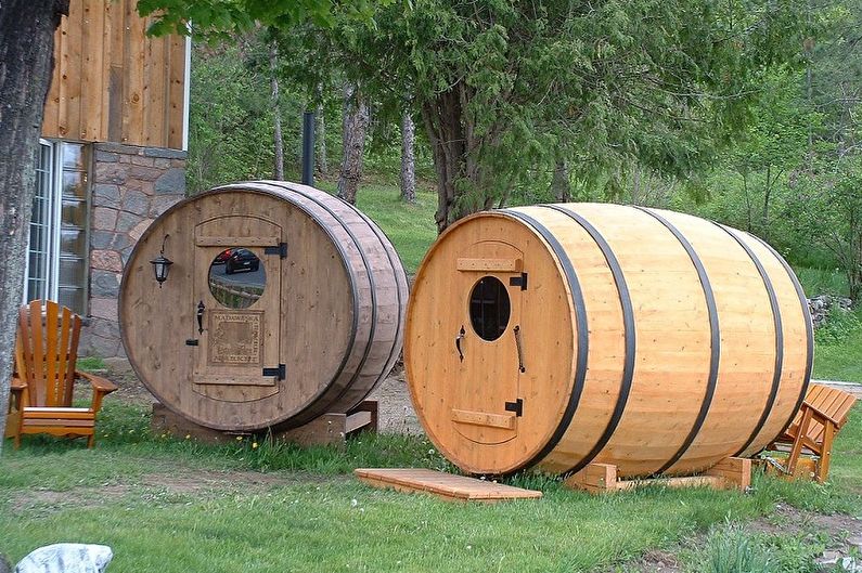 Barrel bath - photo