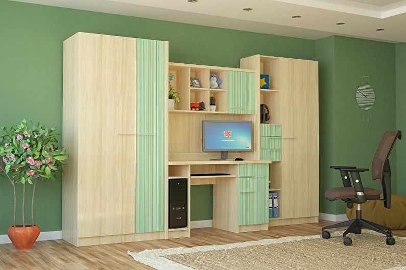 Armoire à l'intérieur d'une chambre d'enfant