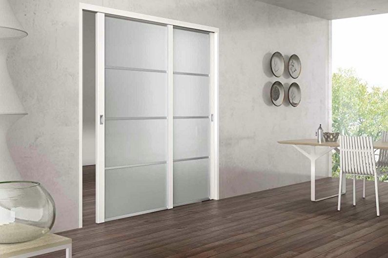 Types of interior sliding doors by type of movement - Openings