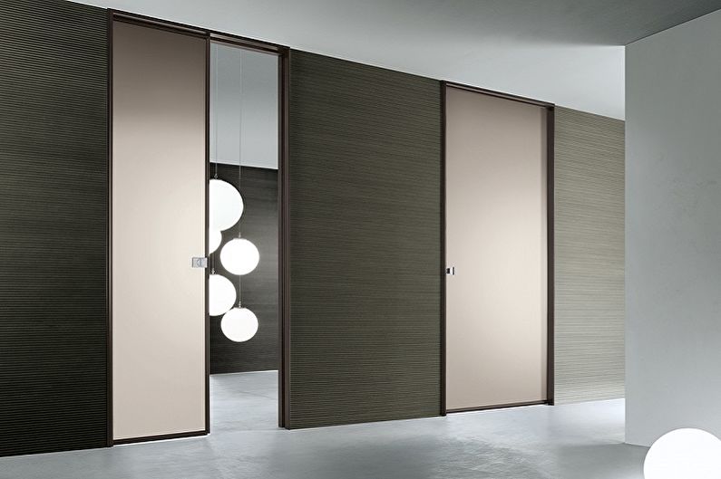 Types of material for interior sliding doors - Metal