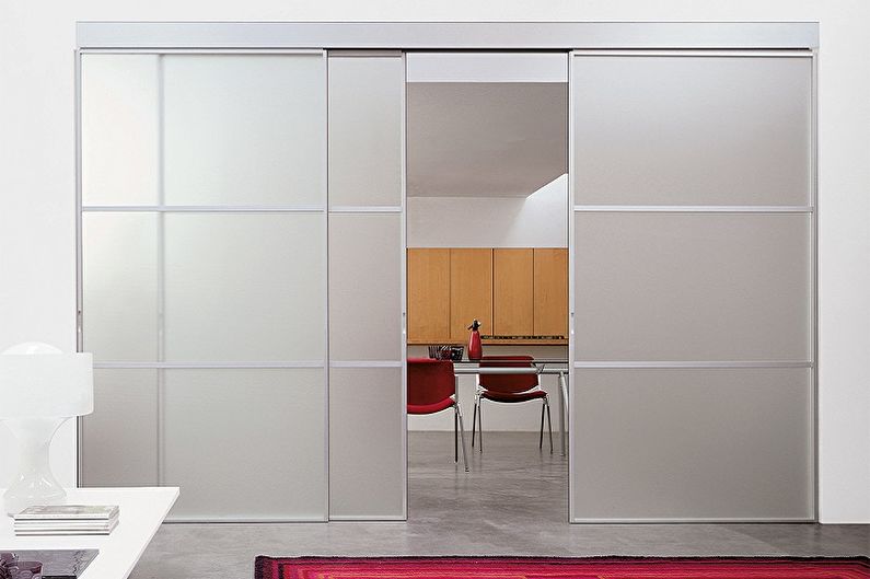 Types of material for interior sliding doors - Plastic