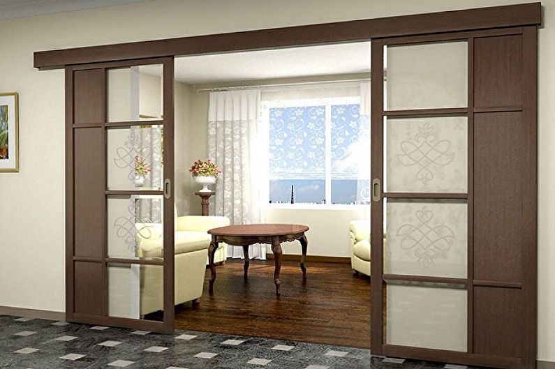 Interior sliding doors - photo