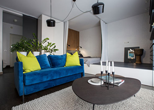 Het interieur van het appartement 