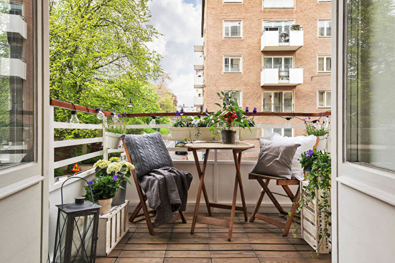 Combinaison balcon et cuisine - Design d'intérieur