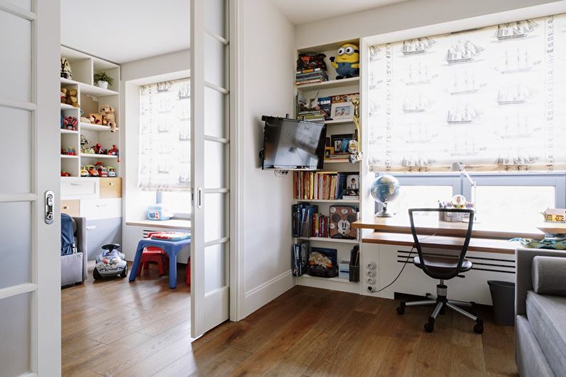 Chambre d'enfants dans un style moderne - Design d'intérieur