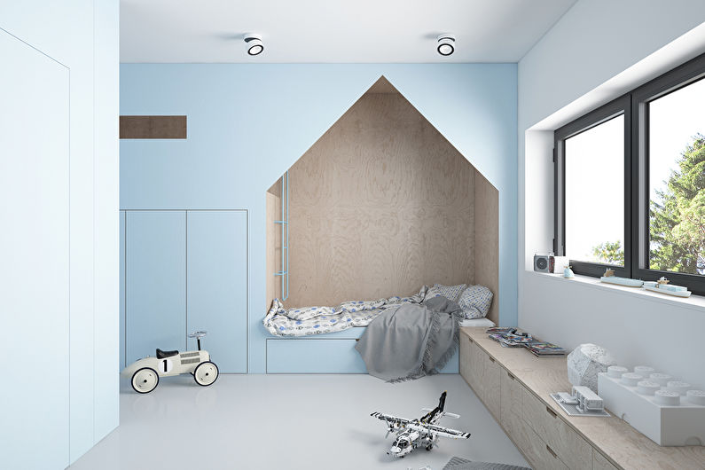 Minimalism kids room - Design de interiores