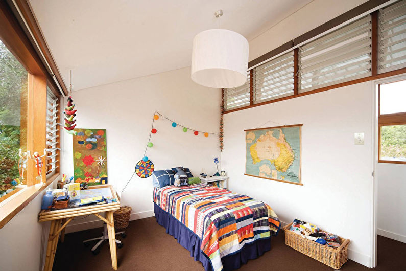 Kinderzimmer Design - Dekor und Beleuchtung