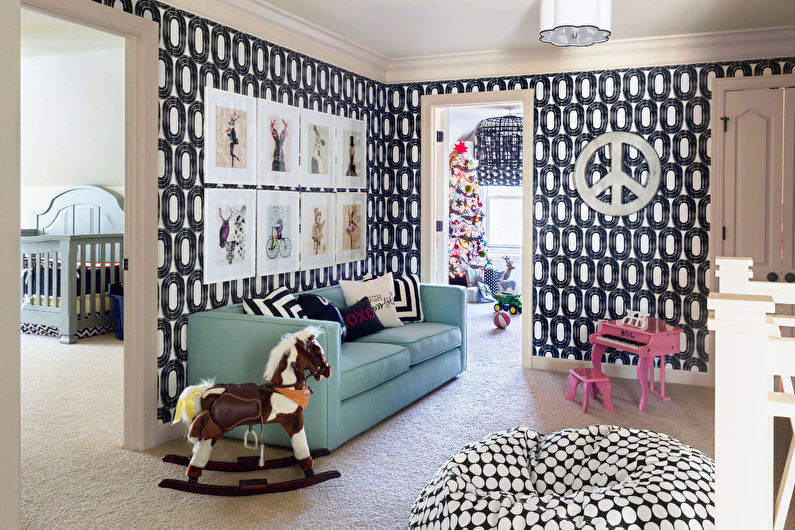 Design de interiores de um quarto infantil - foto