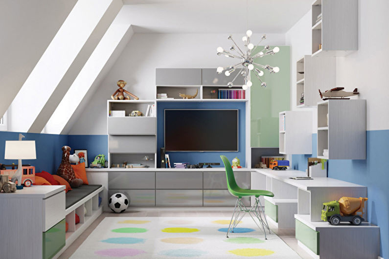 Disseny d’interiors d’una habitació infantil - foto