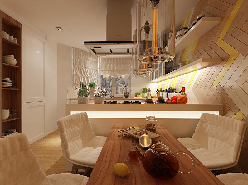 Diseño de cocina de 19 m2. - foto 4