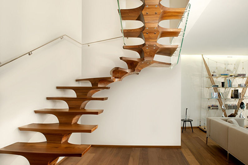 Design stairs to the second floor - photo