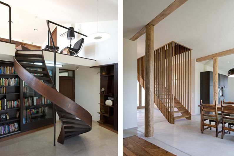 Design stairs to the second floor - photo