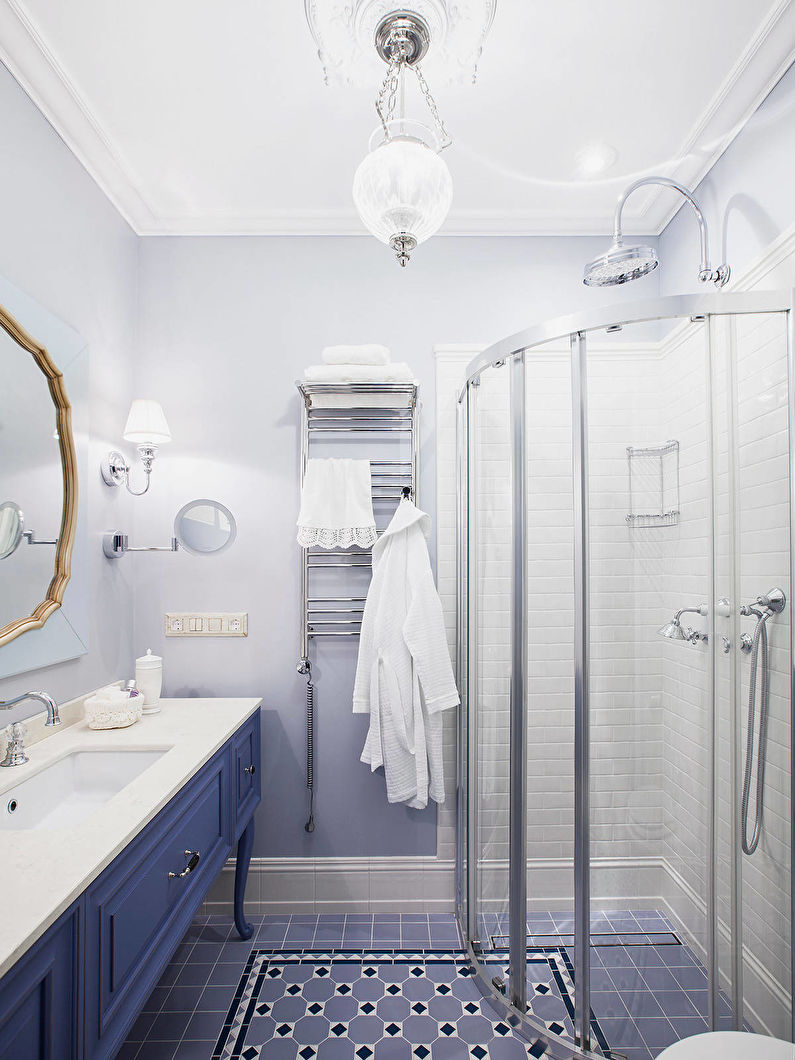 Small bathroom in a classic style - Interior Design