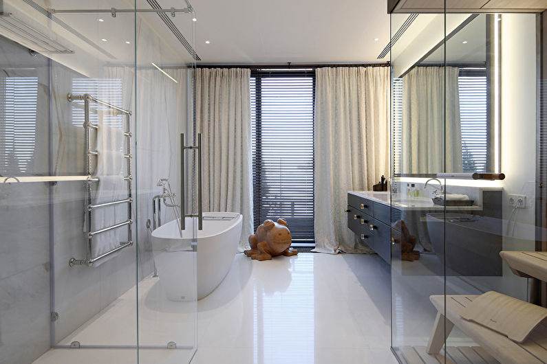 Design d'intérieur d'une salle de bain dans un style moderne - photo