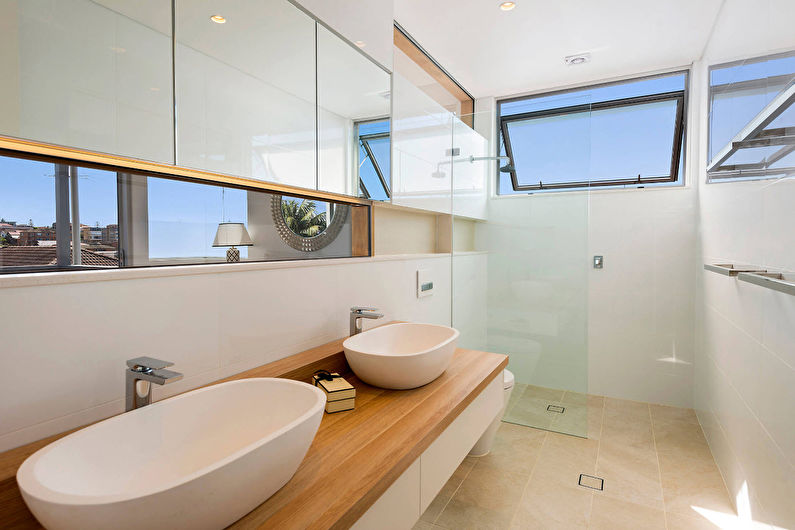 Design d'intérieur d'une salle de bain dans un style moderne - photo