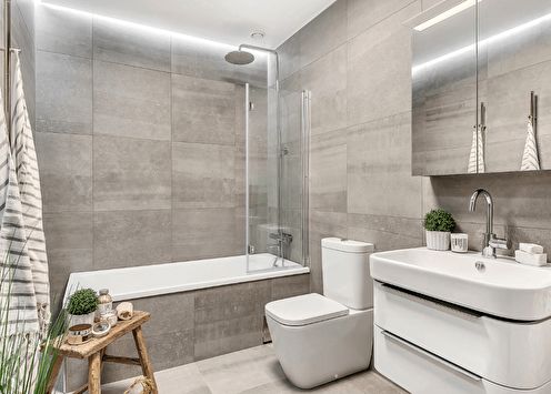 Baño en un estilo moderno (+72 foto)