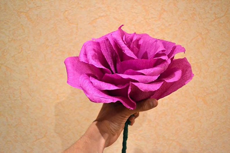 DIY papel corrugado rosa