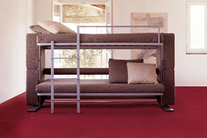 Bunk Bed na may Sofa - Upholstery at Sofa Bed Filler