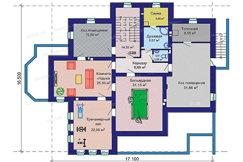 Ideas de diseño para casas de marco: construimos no hacia arriba, sino hacia abajo