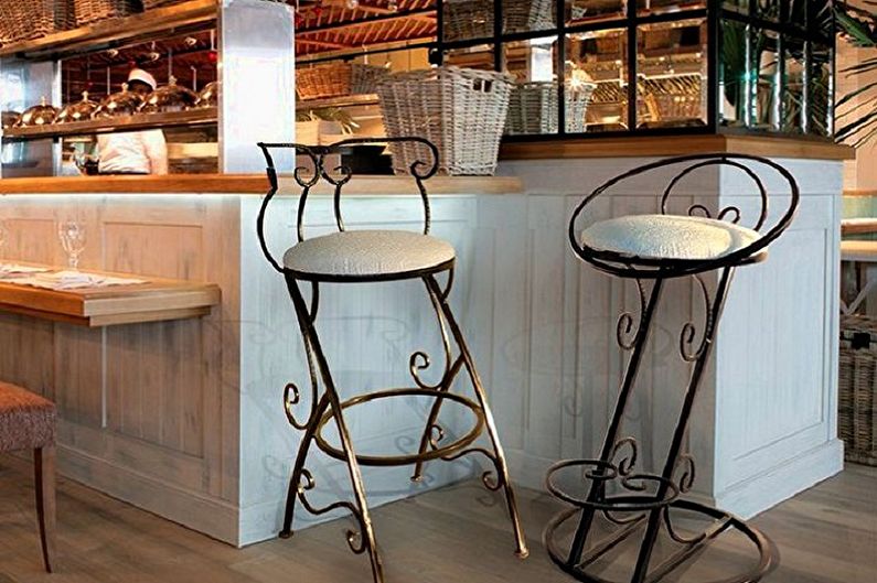 Types de tabourets de bar pour la cuisine - En forme