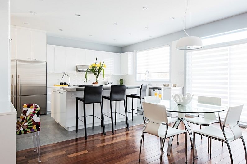 Bar stools for the kitchen - photo