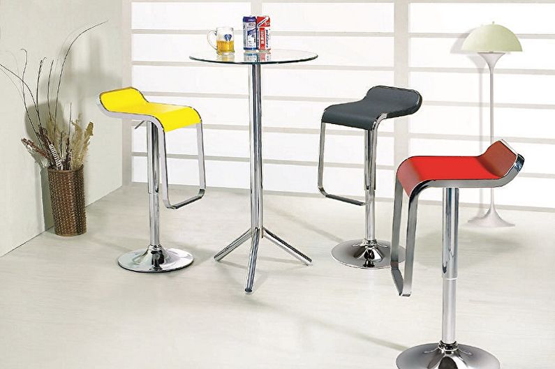 Bar stools for the kitchen - photo