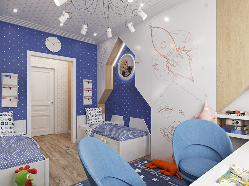 Foguete: Quarto infantil para dois meninos - foto 2