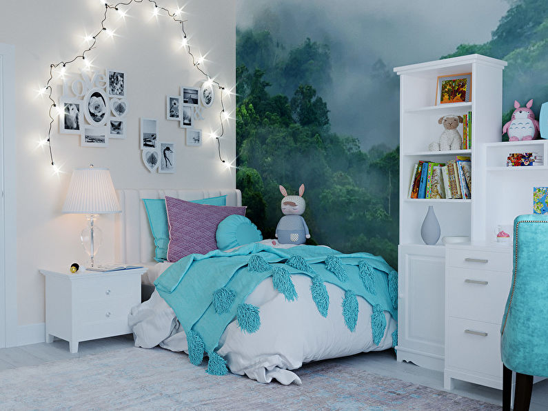 Chambre d'enfant Breloque turquoise