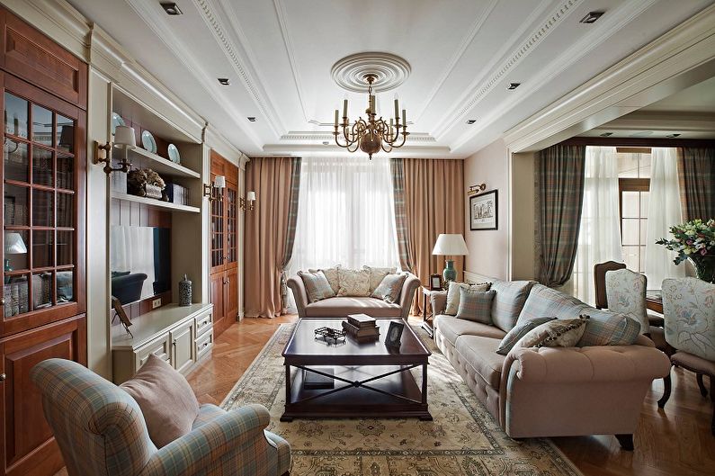 Classic Living Room Design - Ceiling Finish