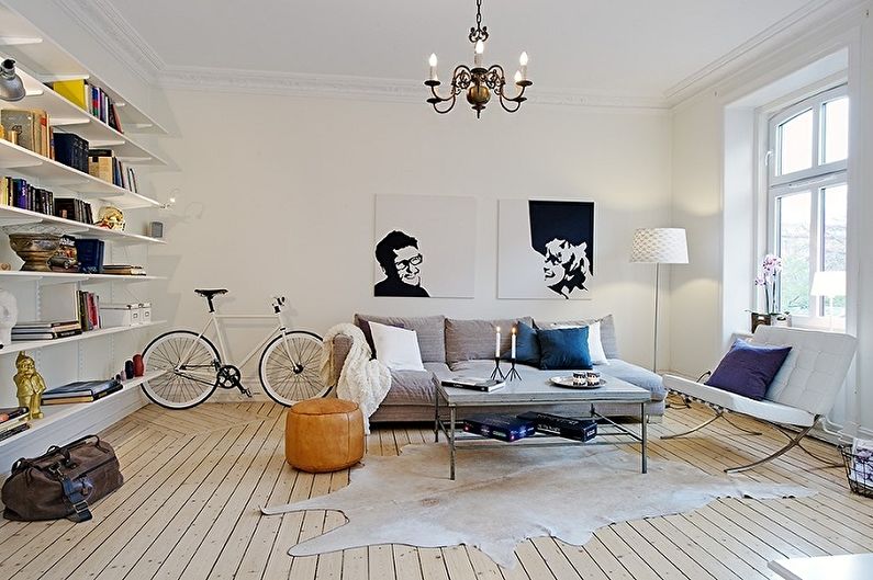 Scandinavische stijl in het interieur - Functies