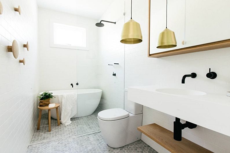 Photo de salle de bain de style scandinave - Design d'intérieur