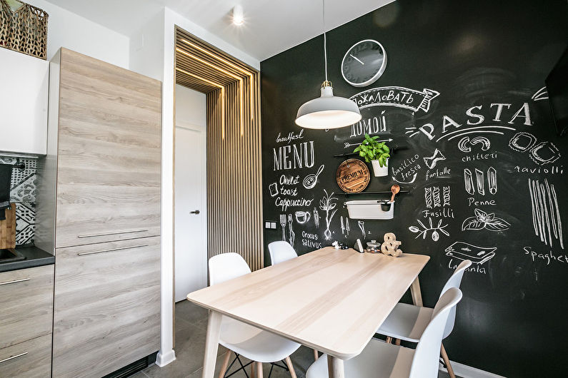 Design de interiores da cozinha 7 m² - Foto