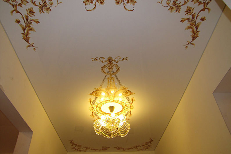 Plafond tendu dans le couloir - Impression photo