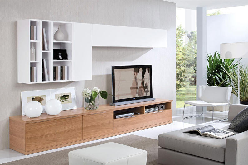 TV'li duvar - TV ve stand